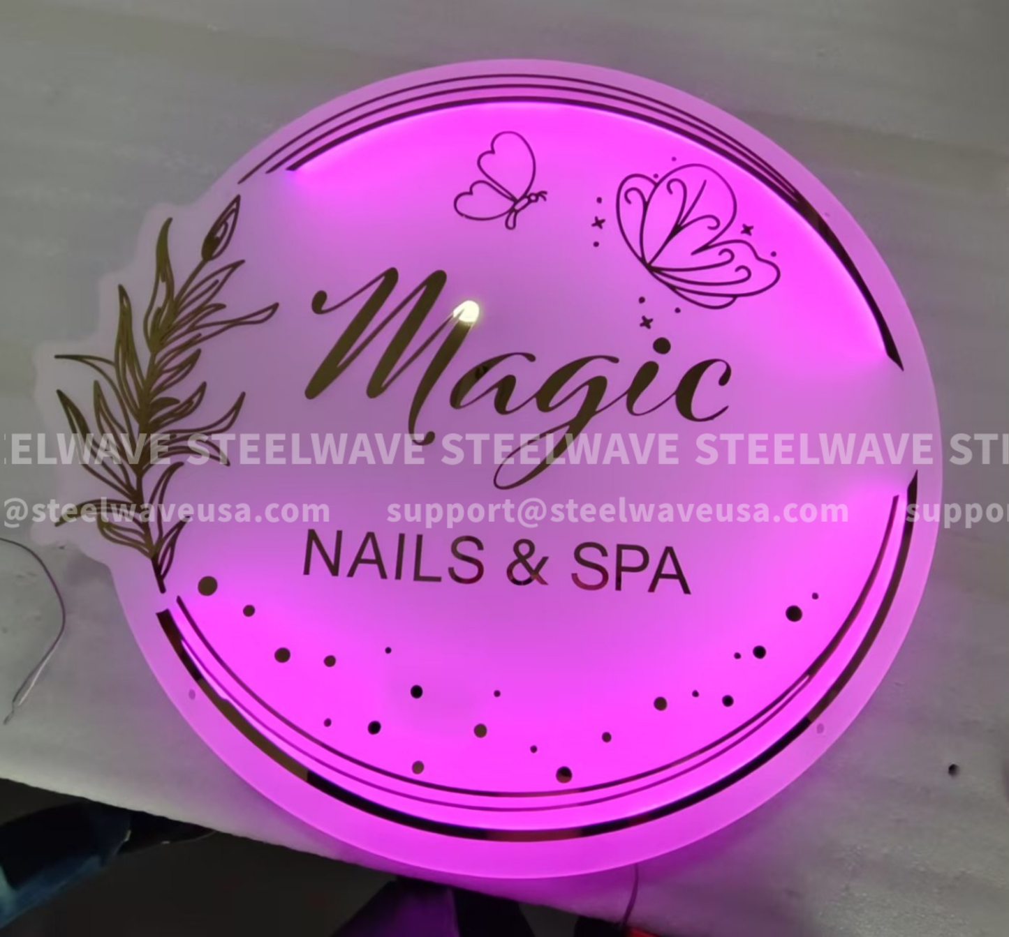 Acrylic board sign