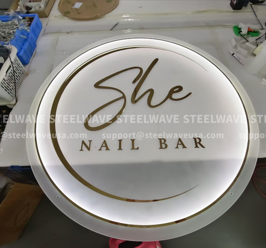 Acrylic board sign