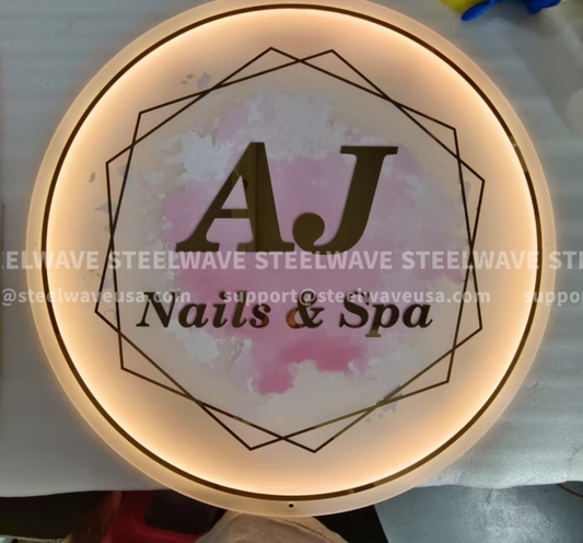 Acrylic board sign