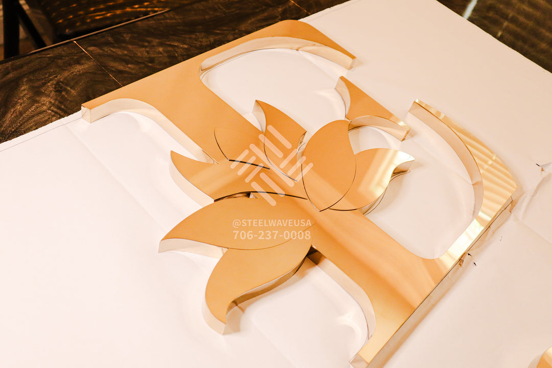 3D Metal Sign- No LED