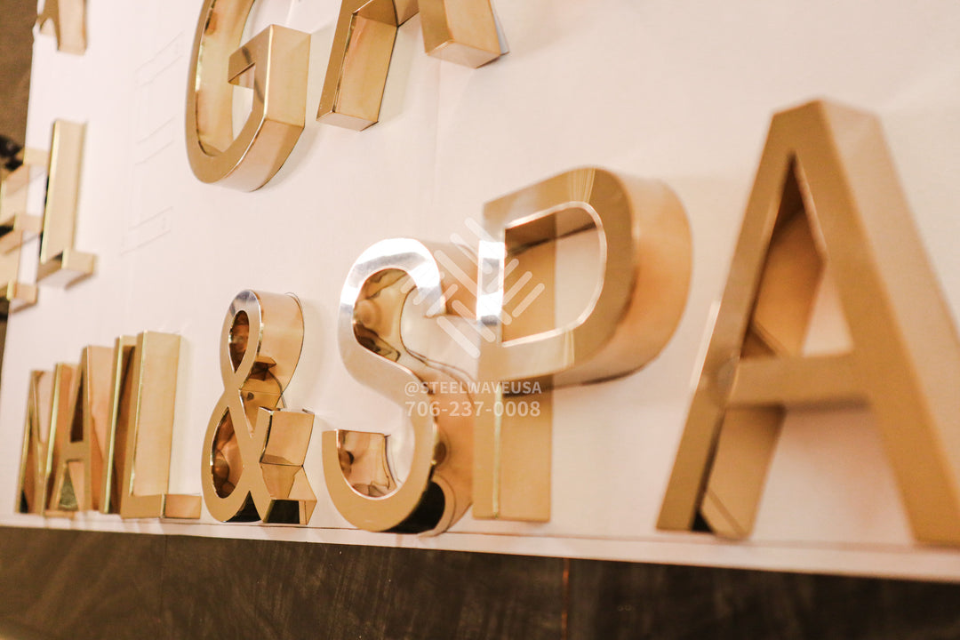 3D Metal Sign- No LED