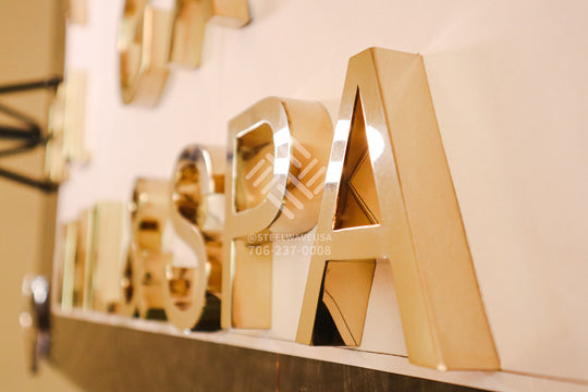 3D Metal Sign- No LED