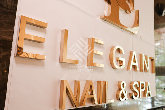 3D Metal Sign- No LED