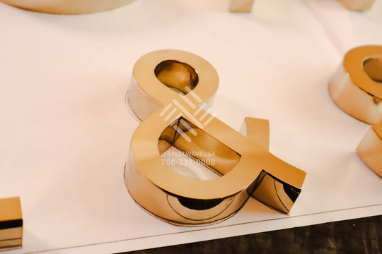 3D Metal Sign- No LED