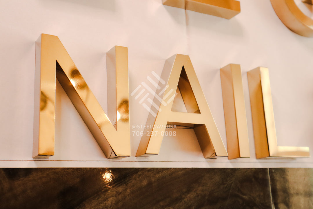 3D Metal Sign- No LED