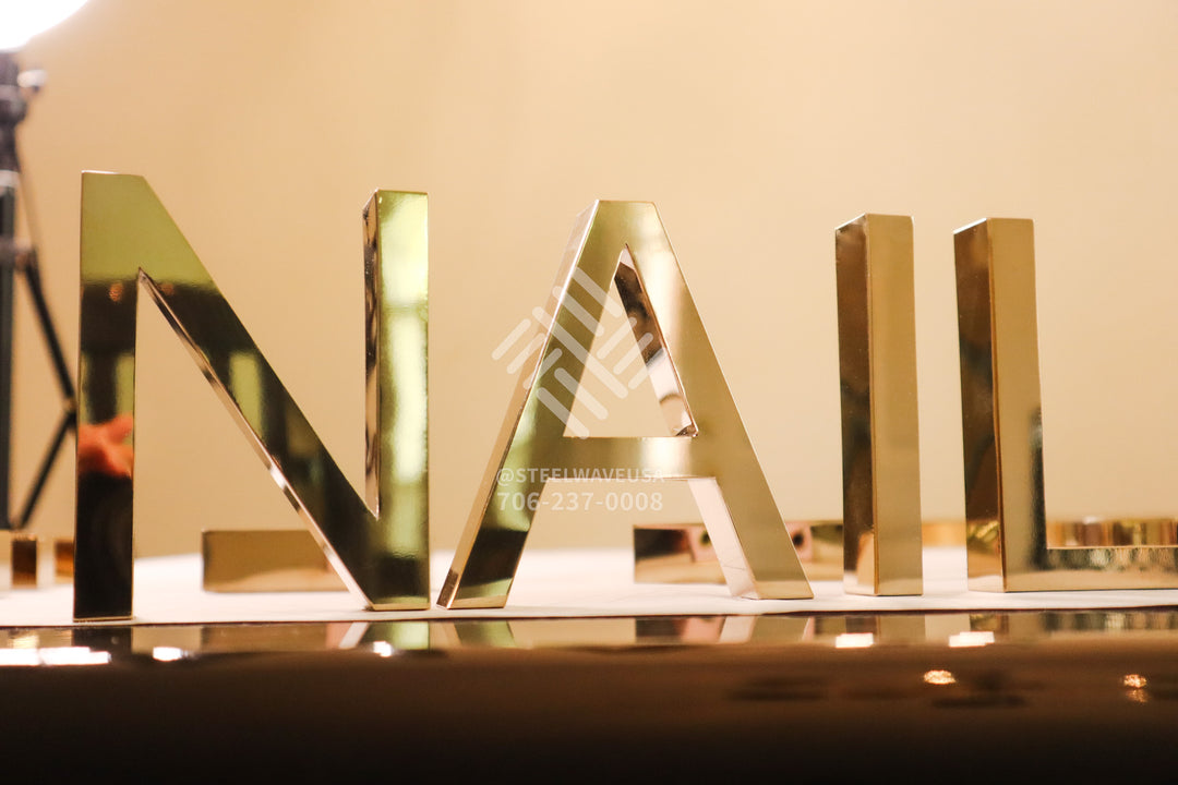 3D Metal Sign- No LED