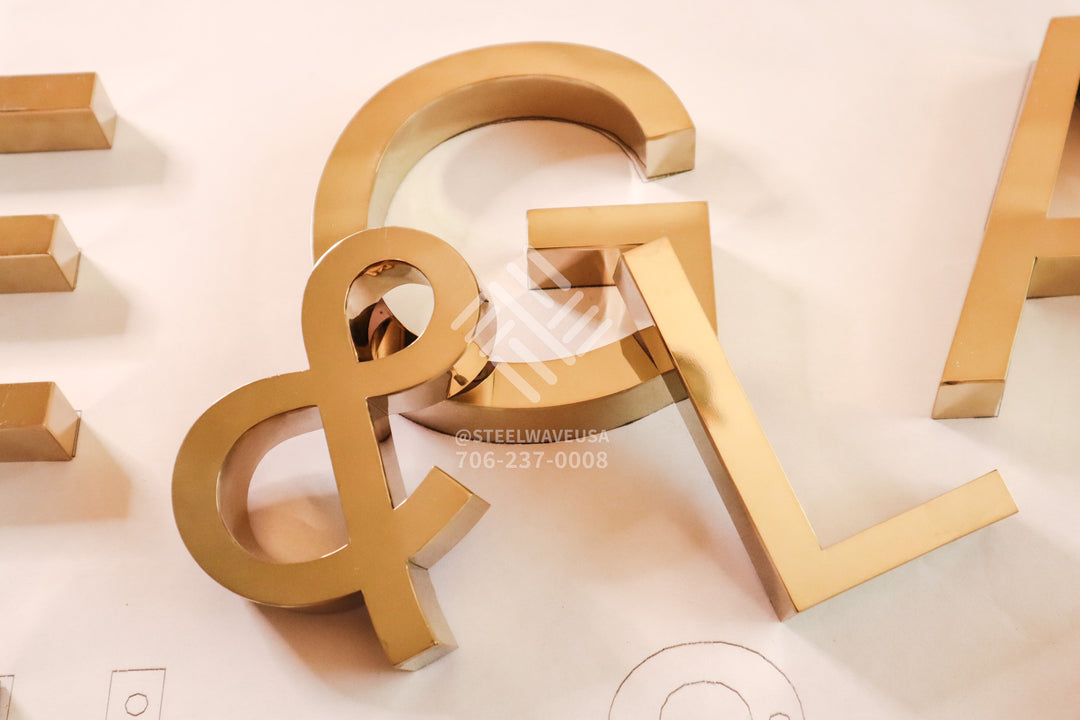 3D Metal Sign- No LED