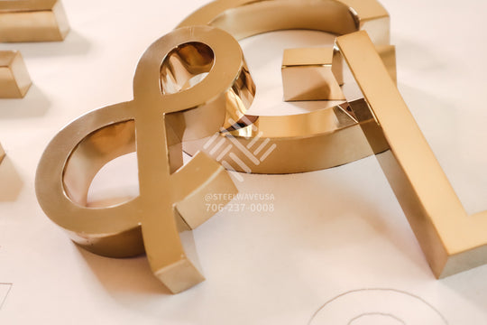 3D Metal Sign- No LED