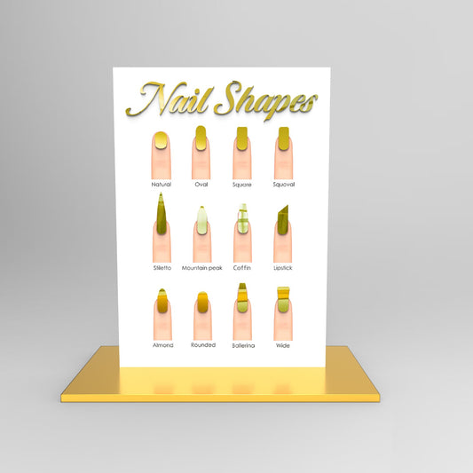 Nail Shapes display